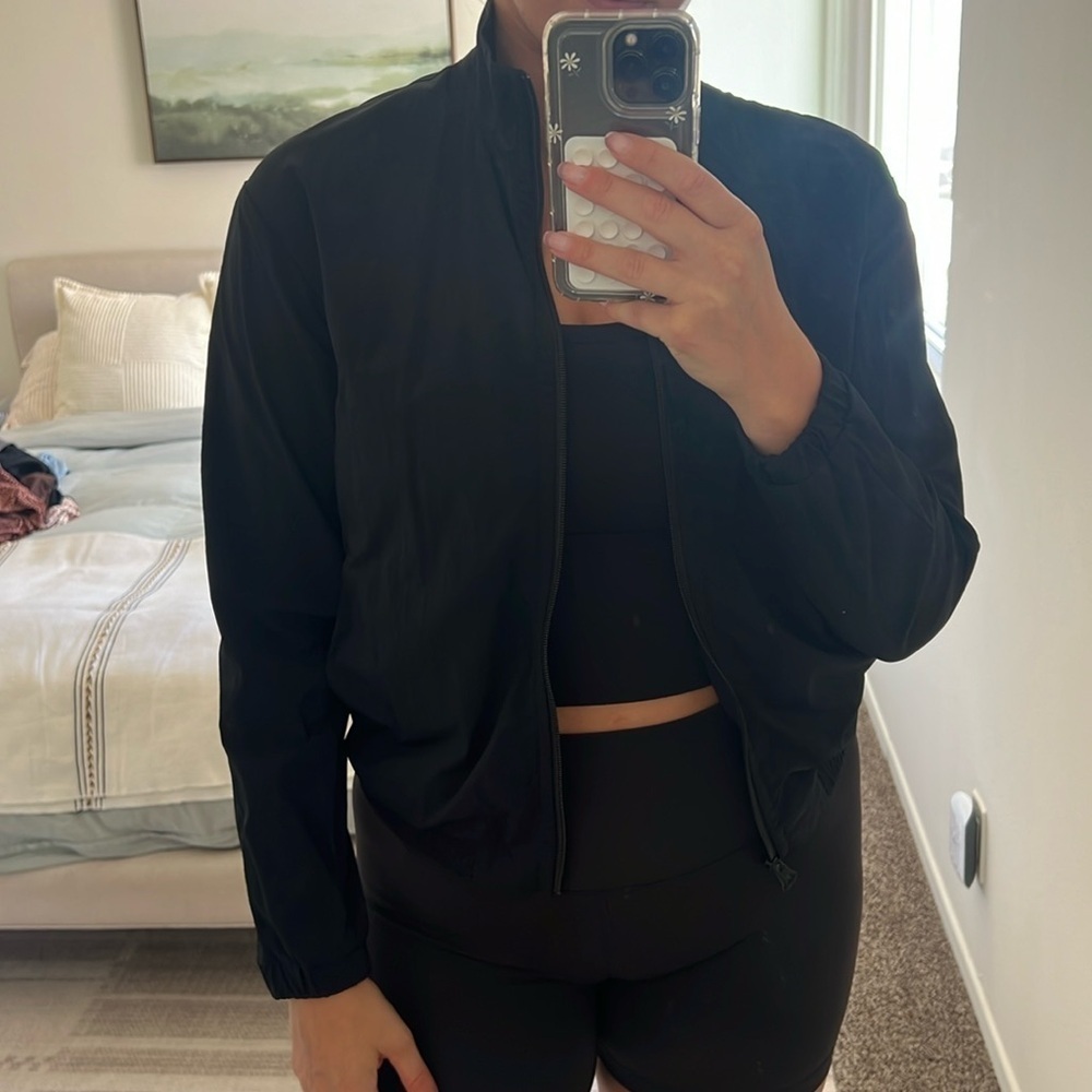 Reigning Champ Black Bomber Jacket